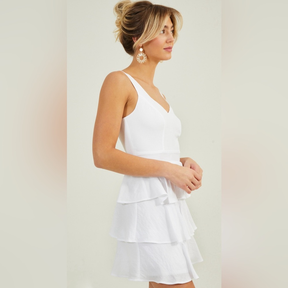 NWT Altar’d State Lacey Mini Dress White XS